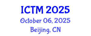 International Conference on Transport Management (ICTM) October 06, 2025 - Beijing, China