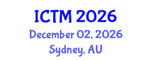 International Conference on Transport Management (ICTM) December 02, 2026 - Sydney, Australia International Conference on Transport Management (ICTM) December 02, 2026 - Sydney, Australia