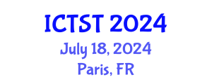 International Conference on Transport Science and Technology (ICTST) July 18, 2024 - Paris, France