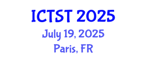 International Conference on Transport Science and Technology (ICTST) July 19, 2025 - Paris, France