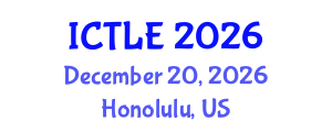 International Conference on Transportation and Logistics Engineering (ICTLE) December 20, 2026 - Honolulu, United States International Conference on Transportation and Logistics Engineering (ICTLE) December 20, 2026 - Honolulu, United States