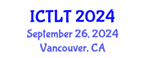International Conference on Transportation and Logistics Technology (ICTLT) September 26, 2024 - Vancouver, Canada