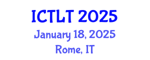 International Conference on Transportation and Logistics Technology (ICTLT) January 18, 2025 - Rome, Italy