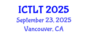 International Conference on Transportation and Logistics Technology (ICTLT) September 23, 2025 - Vancouver, Canada
