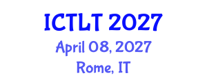 International Conference on Transportation and Logistics Technology (ICTLT) April 08, 2027 - Rome, Italy International Conference on Transportation and Logistics Technology (ICTLT) April 08, 2027 - Rome, Italy