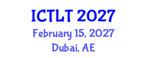 International Conference on Transportation and Logistics Technology (ICTLT) February 15, 2027 - Dubai, United Arab Emirates International Conference on Transportation and Logistics Technology (ICTLT) February 15, 2027 - Dubai, United Arab Emirates