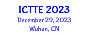 International Conference on Transportation and Traffic Engineering (ICTTE) December 29, 2023 - Wuhan, China International Conference on Transportation and Traffic Engineering (ICTTE) December 29, 2023 - Wuhan, China