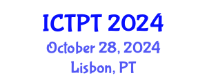 International Conference on Transportation Planning and Technology (ICTPT) October 28, 2024 - Lisbon, Portugal