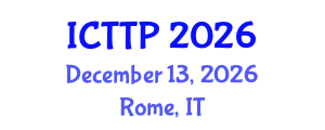 International Conference on Trauma: Theory and Practice (ICTTP) December 13, 2026 - Rome, Italy International Conference on Trauma: Theory and Practice (ICTTP) December 13, 2026 - Rome, Italy