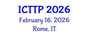 International Conference on Trauma: Theory and Practice (ICTTP) February 16, 2026 - Rome, Italy International Conference on Trauma: Theory and Practice (ICTTP) February 16, 2026 - Rome, Italy