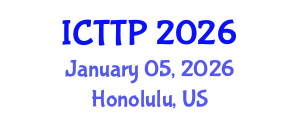 International Conference on Trauma: Theory and Practice (ICTTP) January 05, 2026 - Honolulu, United States International Conference on Trauma: Theory and Practice (ICTTP) January 05, 2026 - Honolulu, United States