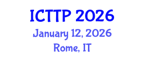 International Conference on Trauma: Theory and Practice (ICTTP) January 12, 2026 - Rome, Italy International Conference on Trauma: Theory and Practice (ICTTP) January 12, 2026 - Rome, Italy
