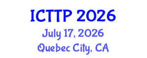 International Conference on Trauma: Theory and Practice (ICTTP) July 17, 2026 - Quebec City, Canada International Conference on Trauma: Theory and Practice (ICTTP) July 17, 2026 - Quebec City, Canada