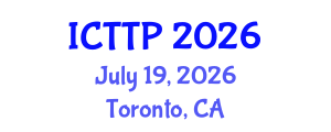 International Conference on Trauma: Theory and Practice (ICTTP) July 19, 2026 - Toronto, Canada International Conference on Trauma: Theory and Practice (ICTTP) July 19, 2026 - Toronto, Canada