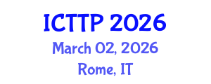 International Conference on Trauma: Theory and Practice (ICTTP) March 02, 2026 - Rome, Italy International Conference on Trauma: Theory and Practice (ICTTP) March 02, 2026 - Rome, Italy