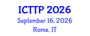 International Conference on Trauma: Theory and Practice (ICTTP) September 16, 2026 - Rome, Italy International Conference on Trauma: Theory and Practice (ICTTP) September 16, 2026 - Rome, Italy