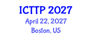 International Conference on Trauma: Theory and Practice (ICTTP) April 22, 2027 - Boston, United States International Conference on Trauma: Theory and Practice (ICTTP) April 22, 2027 - Boston, United States
