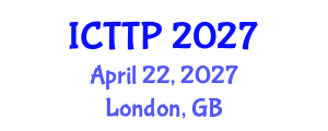 International Conference on Trauma: Theory and Practice (ICTTP) April 22, 2027 - London, United Kingdom International Conference on Trauma: Theory and Practice (ICTTP) April 22, 2027 - London, United Kingdom