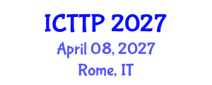 International Conference on Trauma: Theory and Practice (ICTTP) April 08, 2027 - Rome, Italy International Conference on Trauma: Theory and Practice (ICTTP) April 08, 2027 - Rome, Italy