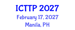 International Conference on Trauma: Theory and Practice (ICTTP) February 17, 2027 - Manila, Philippines International Conference on Trauma: Theory and Practice (ICTTP) February 17, 2027 - Manila, Philippines