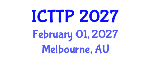 International Conference on Trauma: Theory and Practice (ICTTP) February 01, 2027 - Melbourne, Australia International Conference on Trauma: Theory and Practice (ICTTP) February 01, 2027 - Melbourne, Australia