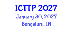 International Conference on Trauma: Theory and Practice (ICTTP) January 30, 2027 - Bengaluru, India International Conference on Trauma: Theory and Practice (ICTTP) January 30, 2027 - Bengaluru, India