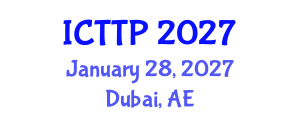 International Conference on Trauma: Theory and Practice (ICTTP) January 28, 2027 - Dubai, United Arab Emirates International Conference on Trauma: Theory and Practice (ICTTP) January 28, 2027 - Dubai, United Arab Emirates