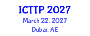 International Conference on Trauma: Theory and Practice (ICTTP) March 22, 2027 - Dubai, United Arab Emirates International Conference on Trauma: Theory and Practice (ICTTP) March 22, 2027 - Dubai, United Arab Emirates