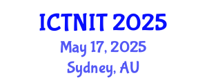 International Conference on Trends in Neutrosophic Information Theory (ICTNIT) May 17, 2025 - Sydney, Australia