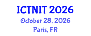 International Conference on Trends in Neutrosophic Information Theory (ICTNIT) October 28, 2026 - Paris, France