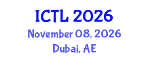 International Conference on Tribology and Lubrication (ICTL) November 08, 2026 - Dubai, United Arab Emirates