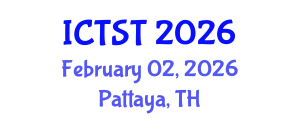 International Conference on Tribology and Surface Technology (ICTST) February 02, 2026 - Pattaya, Thailand International Conference on Tribology and Surface Technology (ICTST) February 02, 2026 - Pattaya, Thailand