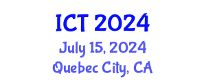 International Conference on Tuberculosis (ICT) July 15, 2024 - Quebec City, Canada