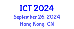 International Conference on Tuberculosis (ICT) September 26, 2024 - Hong Kong, China