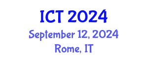 International Conference on Tuberculosis (ICT) September 12, 2024 - Rome, Italy