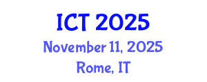 International Conference on Tuberculosis (ICT) November 11, 2025 - Rome, Italy