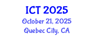 International Conference on Tuberculosis (ICT) October 21, 2025 - Quebec City, Canada