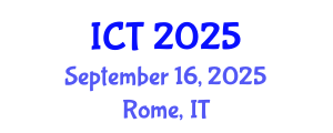 International Conference on Tuberculosis (ICT) September 16, 2025 - Rome, Italy
