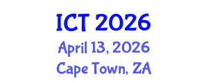 International Conference on Tuberculosis (ICT) April 13, 2026 - Cape Town, South Africa International Conference on Tuberculosis (ICT) April 13, 2026 - Cape Town, South Africa
