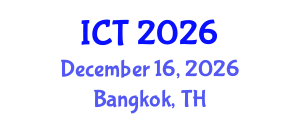 International Conference on Tuberculosis (ICT) December 16, 2026 - Bangkok, Thailand International Conference on Tuberculosis (ICT) December 16, 2026 - Bangkok, Thailand