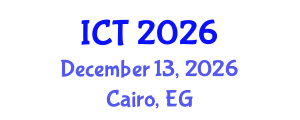International Conference on Tuberculosis (ICT) December 13, 2026 - Cairo, Egypt International Conference on Tuberculosis (ICT) December 13, 2026 - Cairo, Egypt