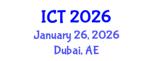 International Conference on Tuberculosis (ICT) January 26, 2026 - Dubai, United Arab Emirates International Conference on Tuberculosis (ICT) January 26, 2026 - Dubai, United Arab Emirates