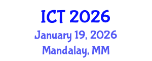 International Conference on Tuberculosis (ICT) January 19, 2026 - Mandalay, Myanmar International Conference on Tuberculosis (ICT) January 19, 2026 - Mandalay, Myanmar