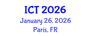 International Conference on Tuberculosis (ICT) January 26, 2026 - Paris, France International Conference on Tuberculosis (ICT) January 26, 2026 - Paris, France
