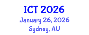 International Conference on Tuberculosis (ICT) January 26, 2026 - Sydney, Australia International Conference on Tuberculosis (ICT) January 26, 2026 - Sydney, Australia