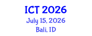 International Conference on Tuberculosis (ICT) July 15, 2026 - Bali, Indonesia International Conference on Tuberculosis (ICT) July 15, 2026 - Bali, Indonesia