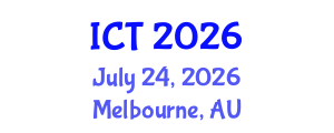 International Conference on Tuberculosis (ICT) July 24, 2026 - Melbourne, Australia International Conference on Tuberculosis (ICT) July 24, 2026 - Melbourne, Australia