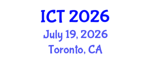 International Conference on Tuberculosis (ICT) July 19, 2026 - Toronto, Canada International Conference on Tuberculosis (ICT) July 19, 2026 - Toronto, Canada