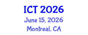 International Conference on Tuberculosis (ICT) June 15, 2026 - Montreal, Canada International Conference on Tuberculosis (ICT) June 15, 2026 - Montreal, Canada