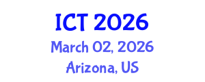 International Conference on Tuberculosis (ICT) March 02, 2026 - Arizona, United States International Conference on Tuberculosis (ICT) March 02, 2026 - Arizona, United States